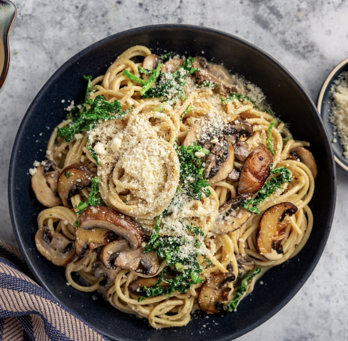Pasta champiñón